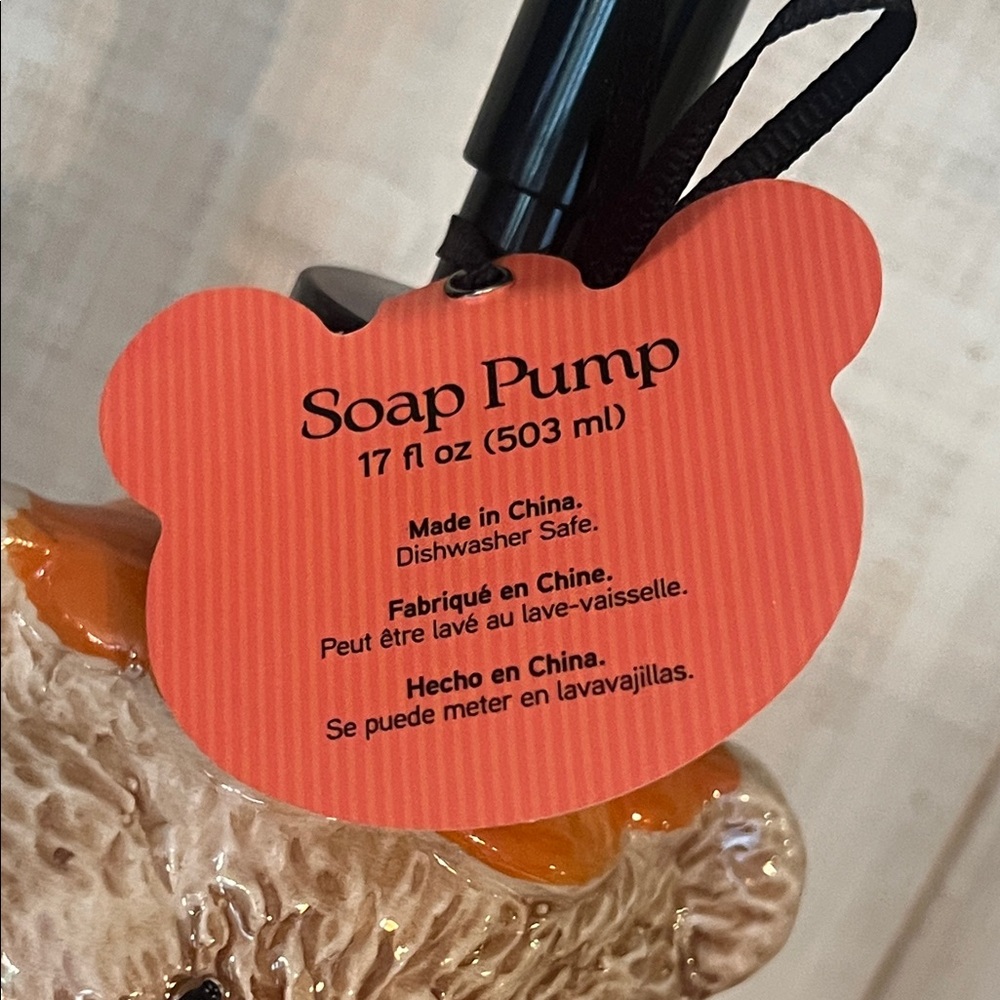 Creepy Critters Halloween Soap Dispenser Pumpkin‎ Bear Decor - Picture 6 of 6